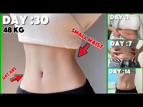 EXERCISES FOR BELLY + WAIST | Reduce body fat, slim waist, remove excess fat after 7 days