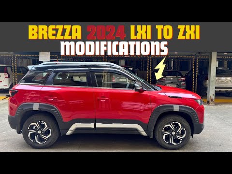 Transforming the Brezza 2024: LXI to ZXI Modifications Revealed!