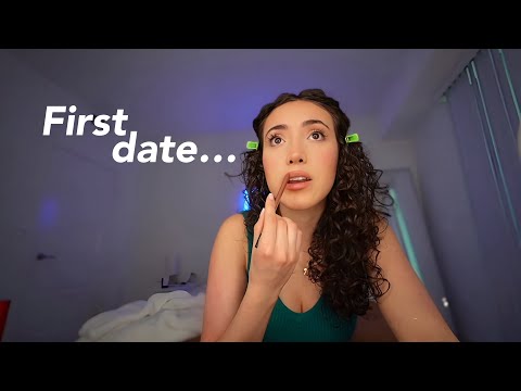 GRWM for a date like we’re on FaceTime | dating in your 20s😫