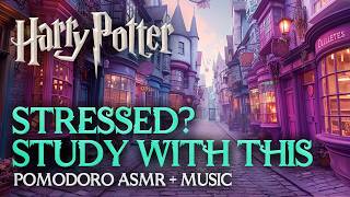 HARRY POTTER Pomodoro: Stress-free in DIAGON ALLEY ✏️🙌 Hogwarts ASMR Study Session Timer + Radio