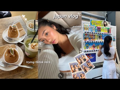 JAPAN VLOG 🍡 first time in tokyo, trying tiktok recs, anime shopping, shibuya arc | days in my life