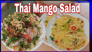 Thai Mango Salad | Green Julienned Mango Salad Recipe #salad