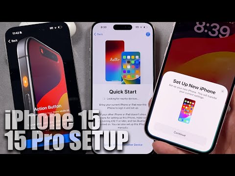 How To Set Up The iPhone 15 Pro Max Tutorial - iPhone 15 Setup Guide