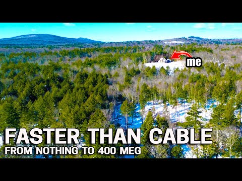 How I Get the Fastest Internet Speeds Living in the middle of Nowhere - Rural Network Tour