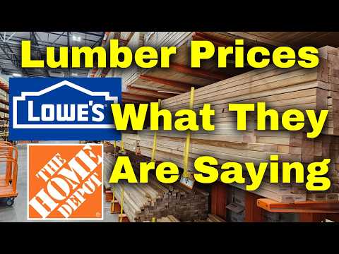 Lumber Prices in 2024: What Lowes and The Home Depot are Saying...