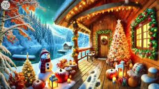 Winter Relaxation Piano Music | Cozy Cabin & Snowy Scenery for Stress Relief