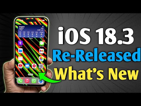 iOS 18.3 Update Re-Released - What's New