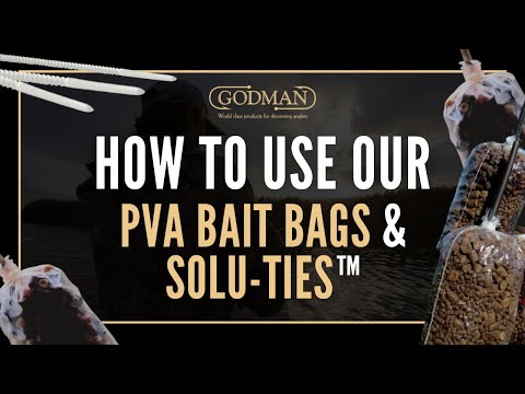 How to use our PVA bait bags & SoluTies - Godman Angling