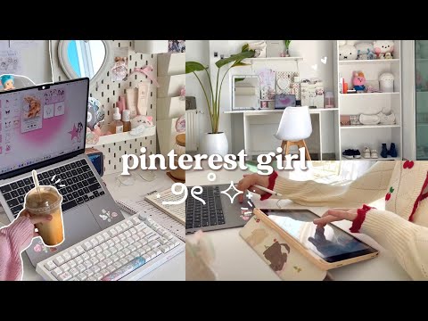 Pinterest girl🤍productive days, how i study Korean, cleaning and organising, sunsets and coffee