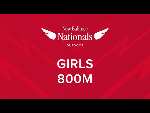 Girls 800m Winning Section - New Balance Nationals Outdoor 2024