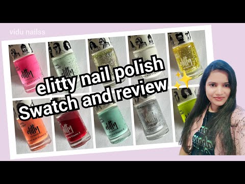 elitty beauty Nail Polish Swatch & Review ✨❤️ Elitty Mad over nails #223