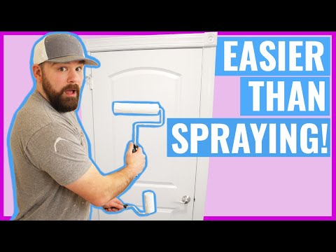 How to Paint a Flat Panel Door | 3 Easy Steps