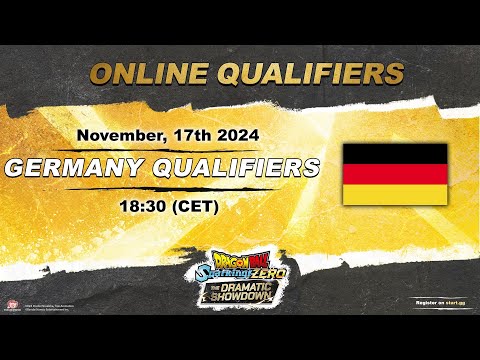 DRAGON BALL: Sparking! ZERO – THE DRAMATIC SHOWDOWN - Online Qualifiers | Germany