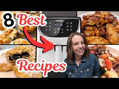 The BEST Air Fryer recipes EVER!! 8 simple recipes!