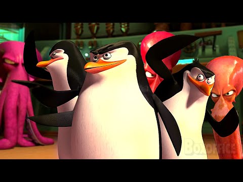 Penguins VS Octopus Gang | Penguins of Madagascar | CLIP