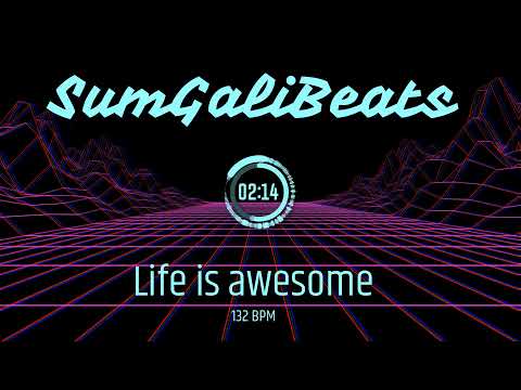 Bright Hip Hop Beat | life is awesome | 132 BPM