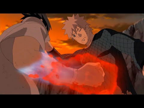 Naruto Hold Amaterasu Flames Using The Kyuubi Chackra - Naruto [60FPS]