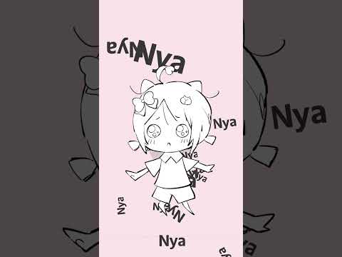 Nyanyanyanyanyanyanya! #お絵描き #shorts #歌ってみた