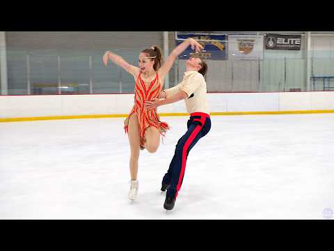 Hana Maria Aboian & Daniil Veselukhin's 2025 Rhythm Dance to 'Heart of Glass' & 'Knock on Wood'