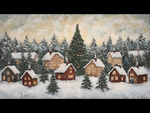 Christmas TV Art | Christmas Vintage TV Art | 9 Images | 1.5 Hours | Christmas Art | Winter TV Art