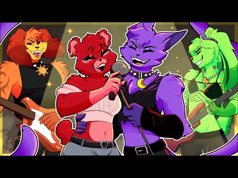 DogDay X CatNap & Bobby BearHug X Hoppy HopScotch Rockstar Lovers┃Poppy Playtime Chapter 3┃Comic Dub