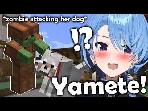 Suisei’s Pup Got Attacked & She Went FULL Mommy Mode 💀😭 (Minecraft New World)