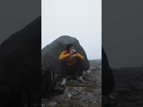 Hiking to Mylingur Faroe Islands