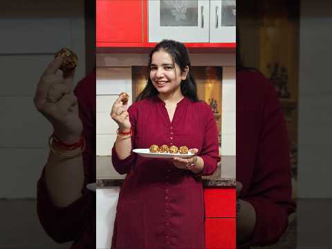 Energy Bites | sweet & nutty | Dry fruit ladoo | Healthy sugarfree recipe #shorts #trendingshorts