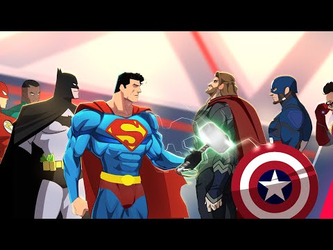 Batman, Iron Man, and Superman REACT to Justice League vs Avengers Showdown!