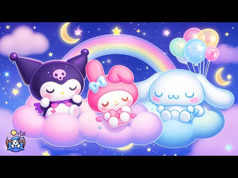 Sleep Journey with Kuromi & Friends🌙 Gentle Piano Music for Healing Stress, Anxiety & Emotional Calm