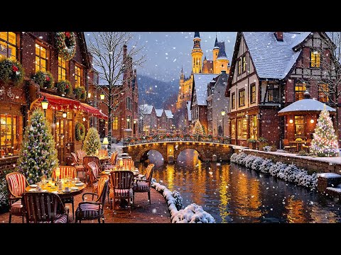 Christmas Jazz Instrumental Music to Relax - Cozy Coffee Shop Ambience & Holiday Atmosphere