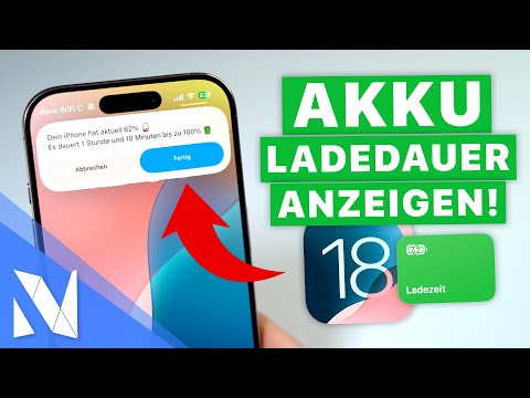 iPhone Ladedauer bis 100% Akku anzeigen - so geht's! (iOS 18) | Nils-Hendrik Welk