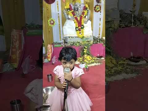 Gayathri Mantra by 2years9months girl #gayathrimanthra #toddler #devotionalsongs #super #cute #viral