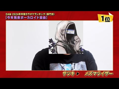 DAM年間カラオケランキング2024 【今年発表ボーカロイド楽曲1位】サツキさんコメント