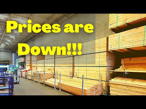 Lumber Prices Down Again All Over the Country!