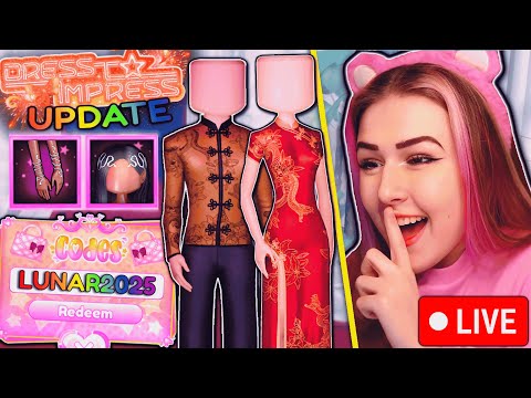 *LUNAR NEW YEAR UPDATE* Join FAST For ALL *CODES* & New ITEMS ROBLOX Dress To Impress