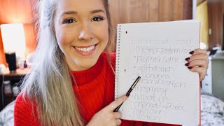 ASMR Study Session (Writing & Tracing)